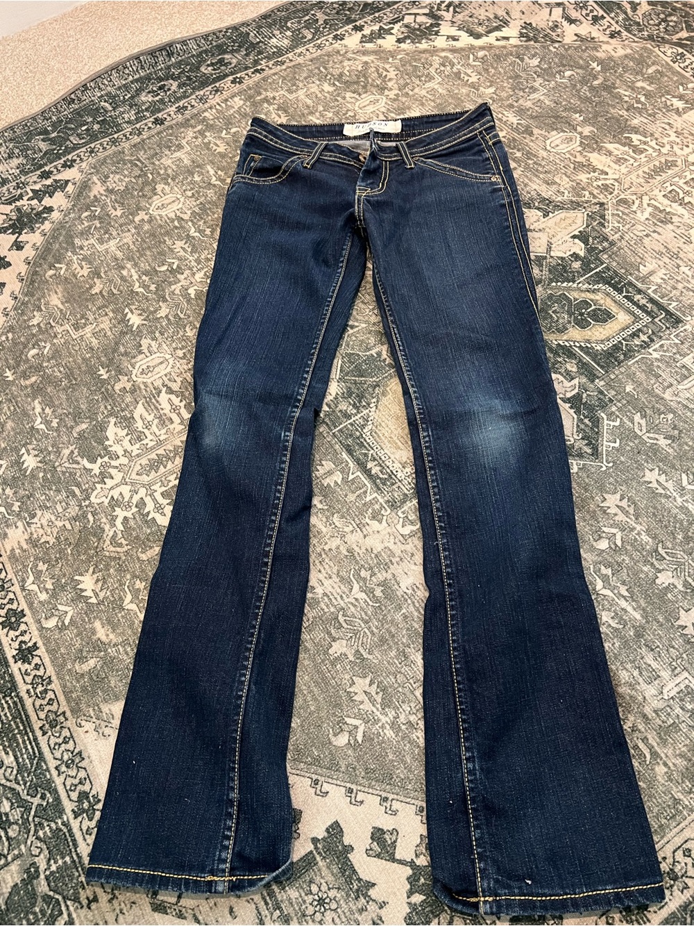 Hudson Jeans Dark Blue Straight Leg Women’s Jeans